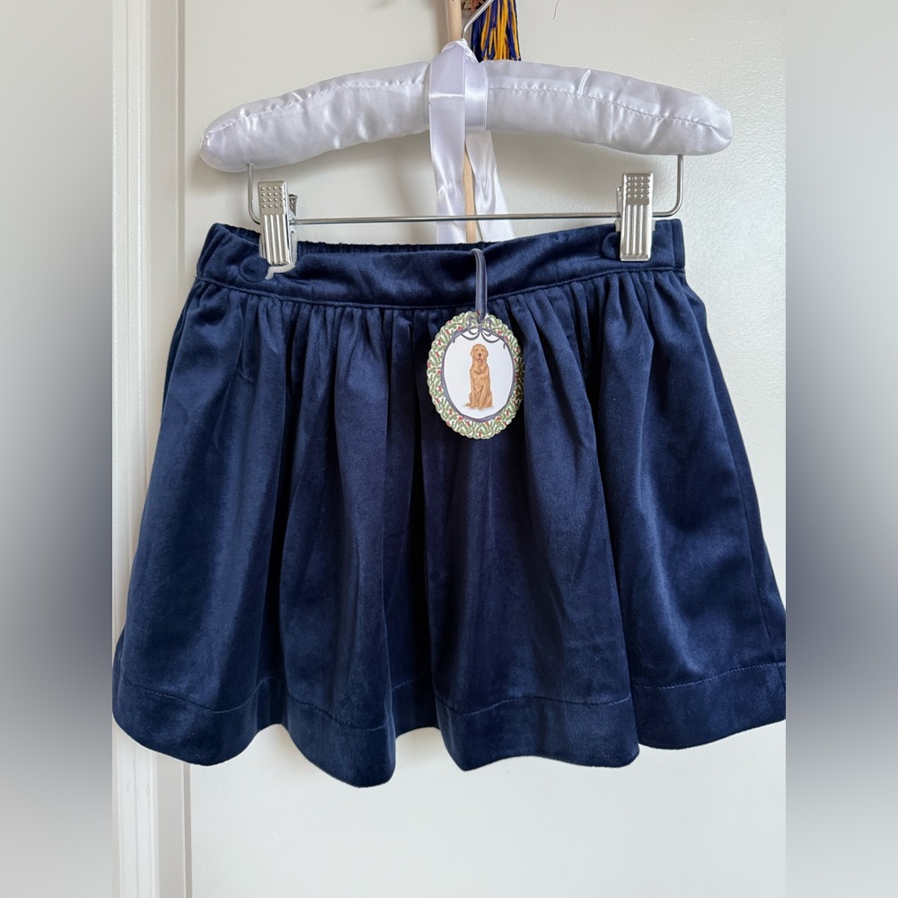 Edgehill Collection Soft Blue Velvet Skirt for girls size 6